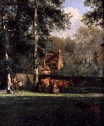 Adriaen van de Velde The Farm oil painting